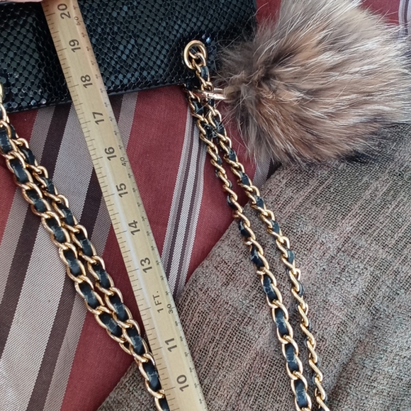 🖤 Whiting & Davis Shoulder Bag & PomPom - Picture 10 of 16